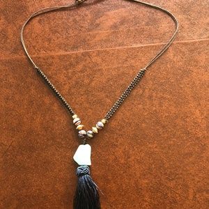 Anthro Tassel Necklace